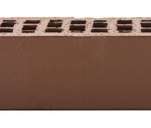 Кирпич лицевой пустотелый тёмно-коричневый