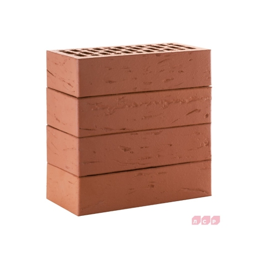 Кирпич лицевой пустотелый тёмно-красный – прочный и лёгкий облицовочный материал с насыщенным глубоким оттенком для фасадов, цоколей и декоративной кладки