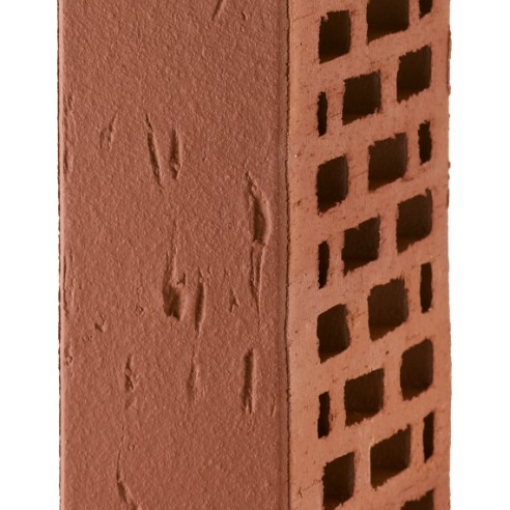 Кирпич лицевой пустотелый тёмно-красный – прочный и лёгкий облицовочный материал с насыщенным глубоким оттенком для фасадов, цоколей и декоративной кладки