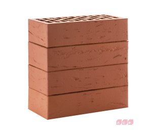 Кирпич лицевой пустотелый тёмно-красный