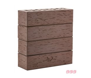 Клинкер фасадный коричневый Мюнхен
