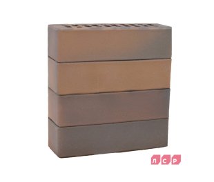 Клинкер фасадный светло-коричневый флэш Прага