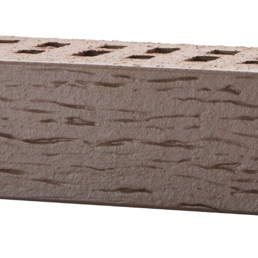 Клинкер фасадный «Тёмно-терракотовый Флэш Брюгге» — выразительная облицовка с глубоким цветом и плавными переходами оттенков для стильного и устойчивого к погоде фасада