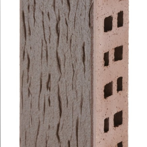 Клинкер фасадный «Тёмно-терракотовый Флэш Брюгге» — выразительная облицовка с глубоким цветом и плавными переходами оттенков для стильного и устойчивого к погоде фасада