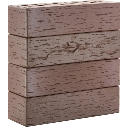 Клинкер фасадный «Тёмно-терракотовый Флэш Брюгге» — выразительная облицовка с глубоким цветом и плавными переходами оттенков для стильного и устойчивого к погоде фасада