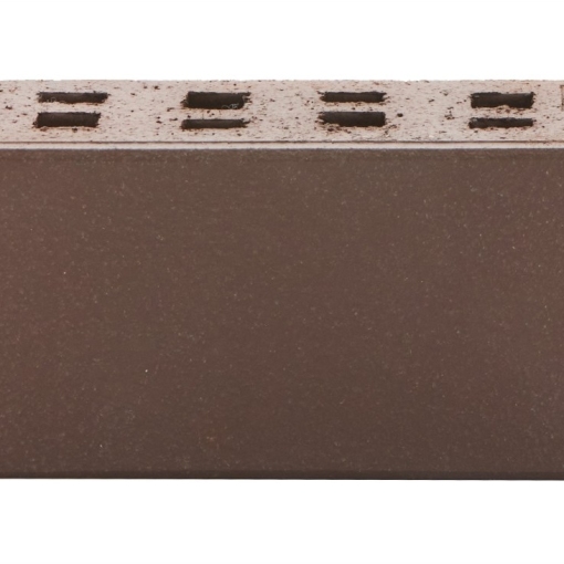 Клинкер фасадный «Тёмно-терракотовый Флэш Брюгге» — выразительная облицовка с глубоким цветом и плавными переходами оттенков для стильного и устойчивого к погоде фасада