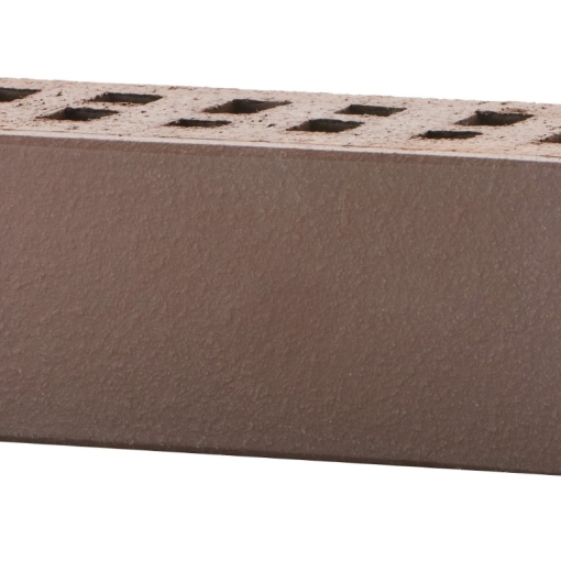 Клинкер фасадный «Тёмно-терракотовый Флэш Брюгге» — выразительная облицовка с глубоким цветом и плавными переходами оттенков для стильного и устойчивого к погоде фасада