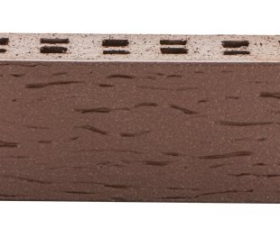 Клинкер фасадный тёмно-терракотовый флэш Брюгге