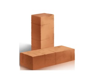 Кирпич рядовой полнотелый 1НФ М150–М250 F50