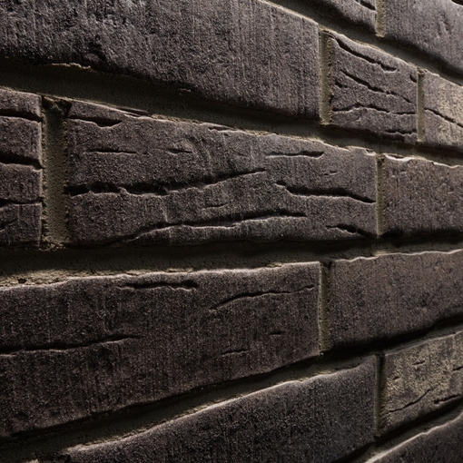 Клинкерная фасадная плитка Stroeher Steinlinge 375 PLATINGRAU для стильного и долговечного фасада