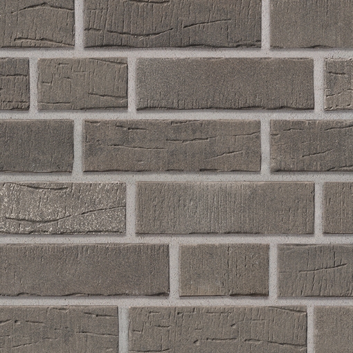 Клинкерная фасадная плитка Stroeher Steinlinge 375 PLATINGRAU для стильного и долговечного фасада