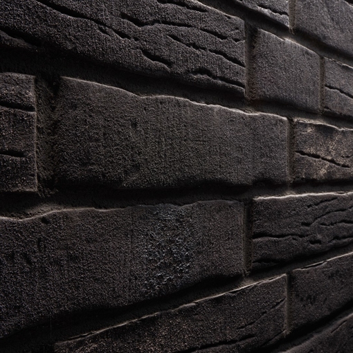 Клинкерная фасадная плитка Stroeher Steinlinge 376 PLATINSCHWARZ – идеальное решение для стильного и долговечного фасада