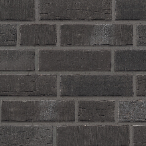 Клинкерная фасадная плитка Stroeher Steinlinge 376 PLATINSCHWARZ – идеальное решение для стильного и долговечного фасада