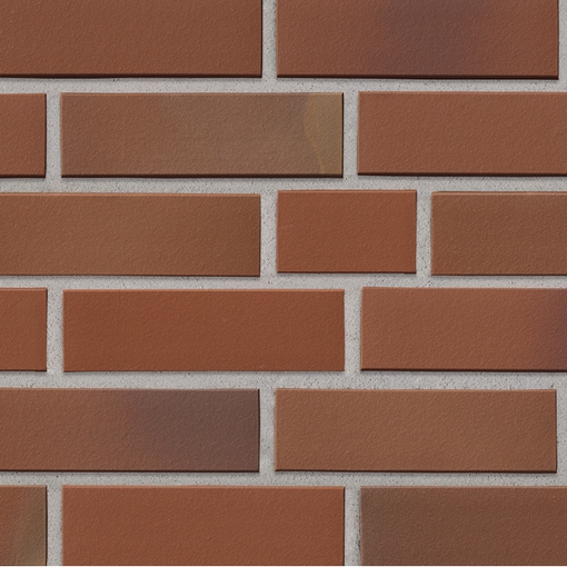 Клинкерная фасадная плитка Stroeher Keravette 316 Patrizierrot Ofenbunt для стильного и долговечного фасада