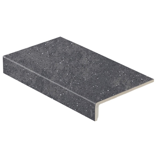 Клинкерная ступень Stroeher Roccia 845 Nero для стильного и долговечного балкона